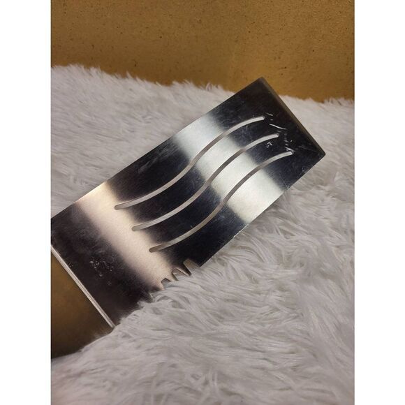 Cuisinart 15.5 inch Stainless Steel Slotted Turner with Black Handle - Picture 3 of 5